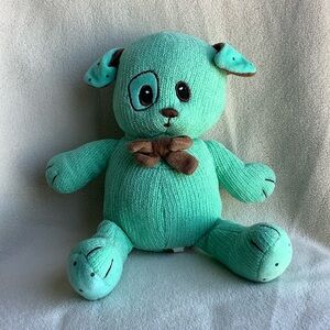 First and Main Poochie Green Puppy Plush  Stuffed Dog 9 inch 🐕